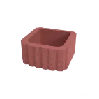 DITON Svahová tvárnice hladká červená