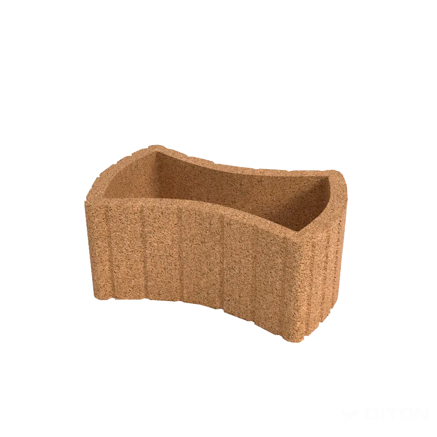 DITON Svahová tvárnice Oktáva okrová