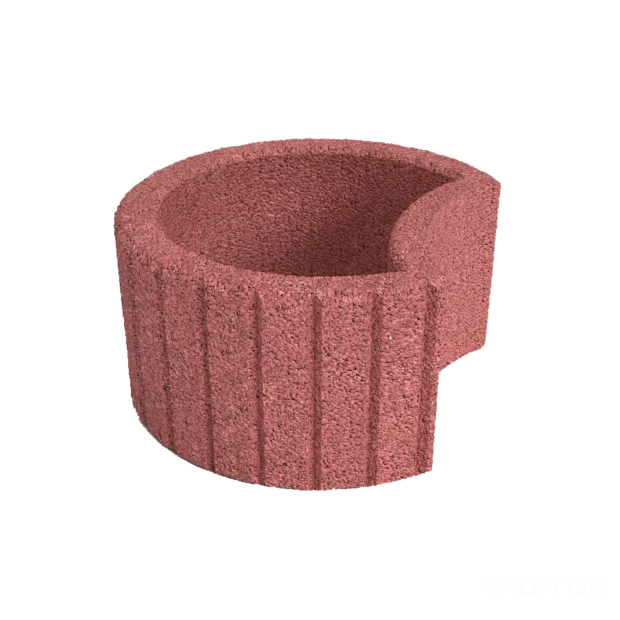 DITON Svahová tvárnice Delta velká červená