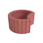 DITON Svahová tvárnice Delta velká červená