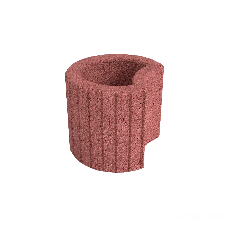 DITON Svahová tvárnice Delta malá červená