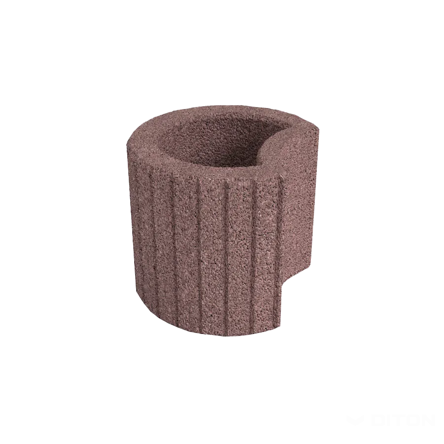 DITON Svahová tvárnice Delta malá hnědá