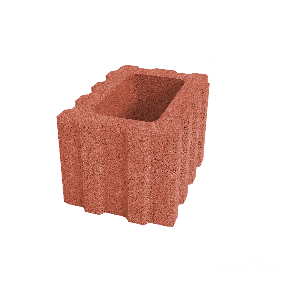 DITON Svahová tvárnice Quadra malá červená