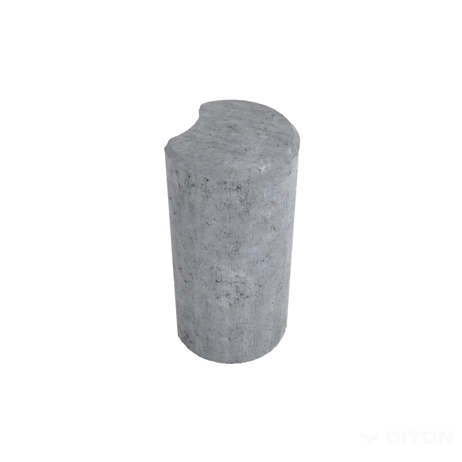 DITON Palisáda kruhová odlehčená 80 přírodní