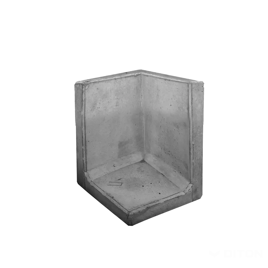 DITON Opěrná stěna L vnější rohová 60 přírodní