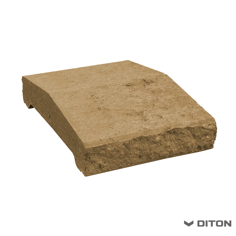 DITON Stříška průběžná, štípaná 30 okrová