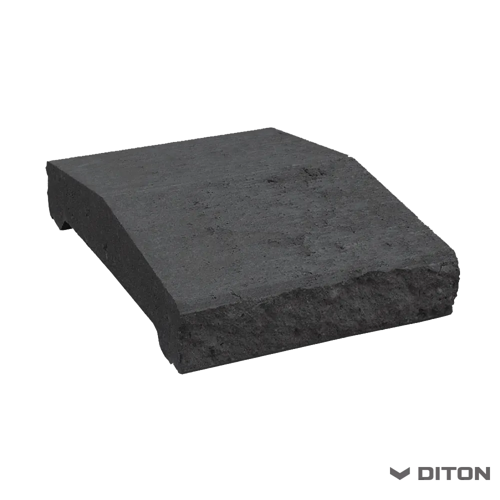 DITON Stříška průběžná, štípaná 30 černá