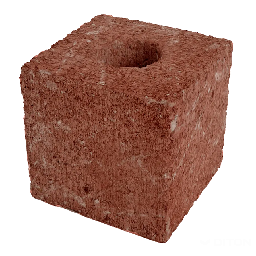 DITON Zdicí blok History - základní kámen poloviční hnědý