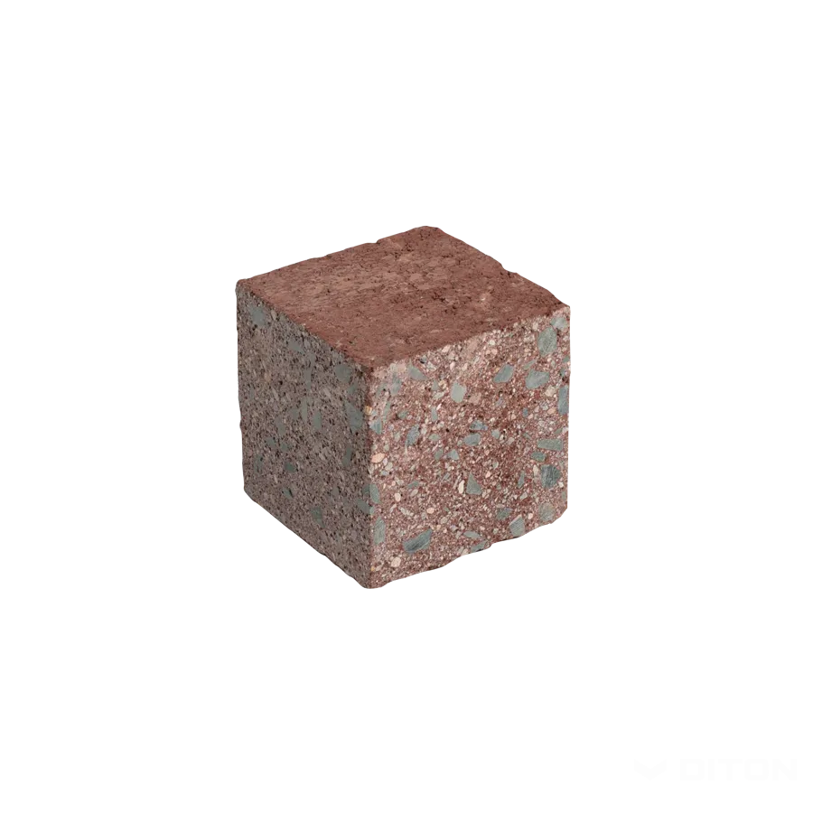 DITON Zdicí blok History - stříška - středová kostka červená