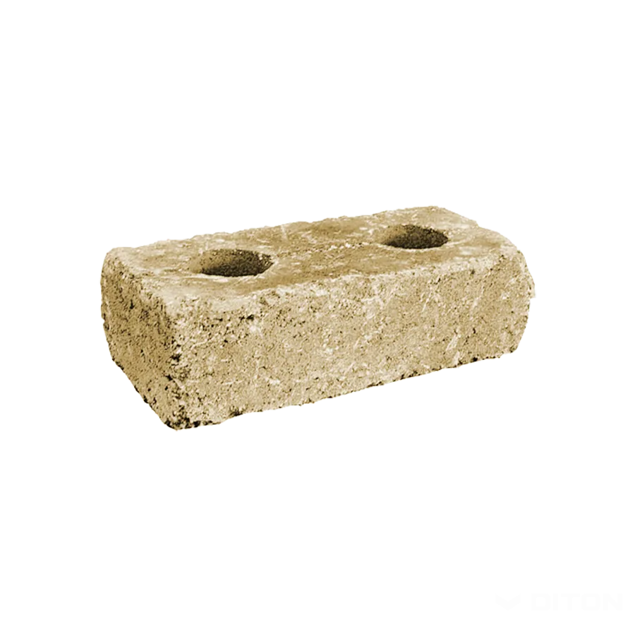 DITON Zdicí blok History - nízký kámen s otvory okrový