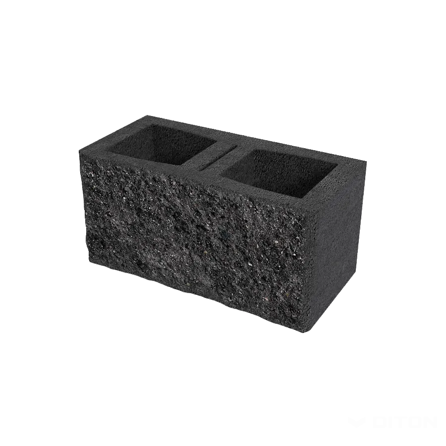 DITON Okrasná tvárnice jednostranná A černá