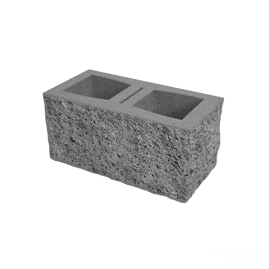 DITON Okrasná tvárnice trojstranná D2 přírodní