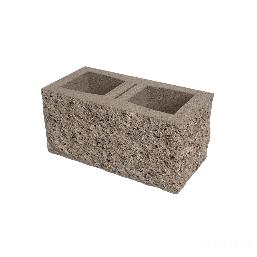 DITON Okrasná tvárnice čtyřstranná E bílá