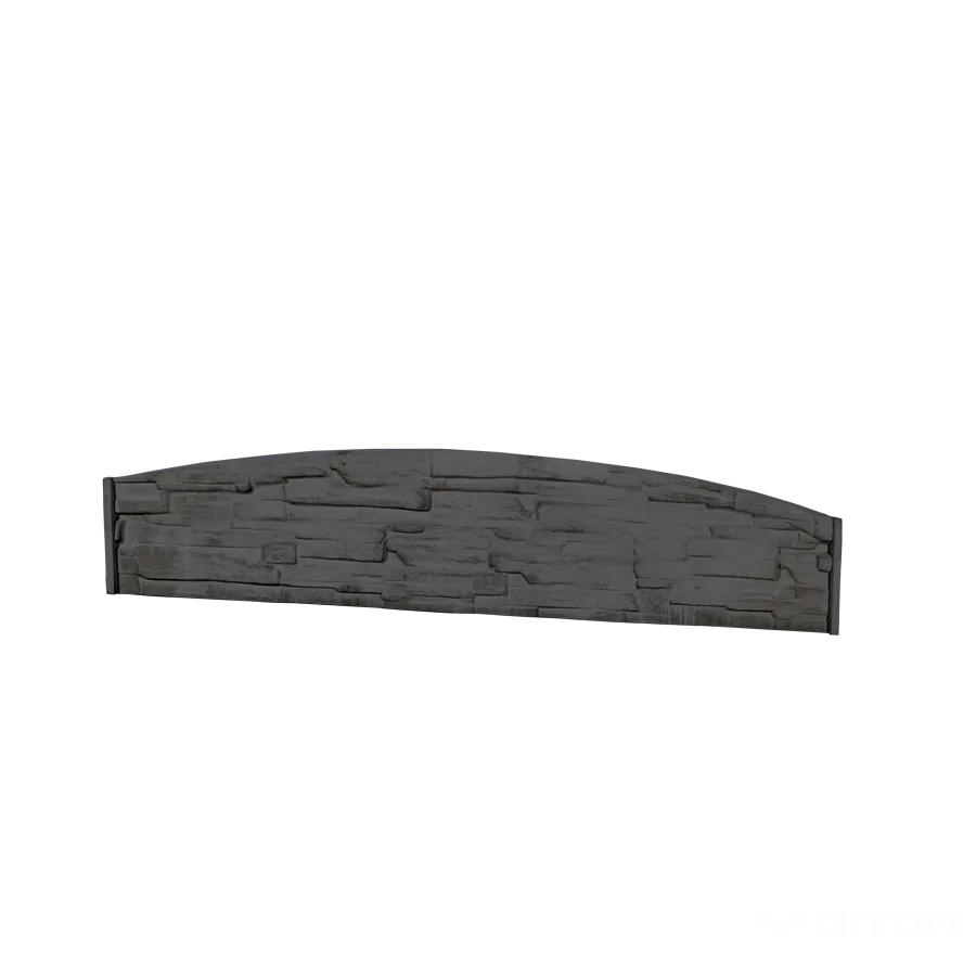 DITON Nová Trója - deska oblouková antracitová