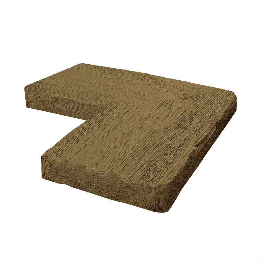 DITON Bazénový lem - vnitřní rohový Smrk tmavý