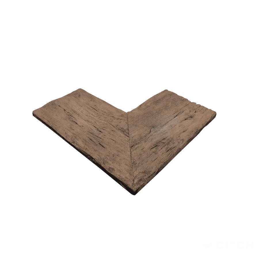 DITON Bazénový lem - vnější rohový Dub tmavý