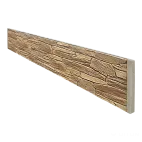 DITON Quick wall stone - plotová výplň jednostranná hnědý mix