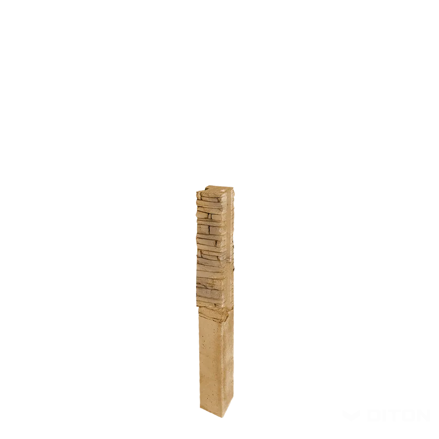 DITON Quick wall stone - sloupek průběžný 120 hnědý mix