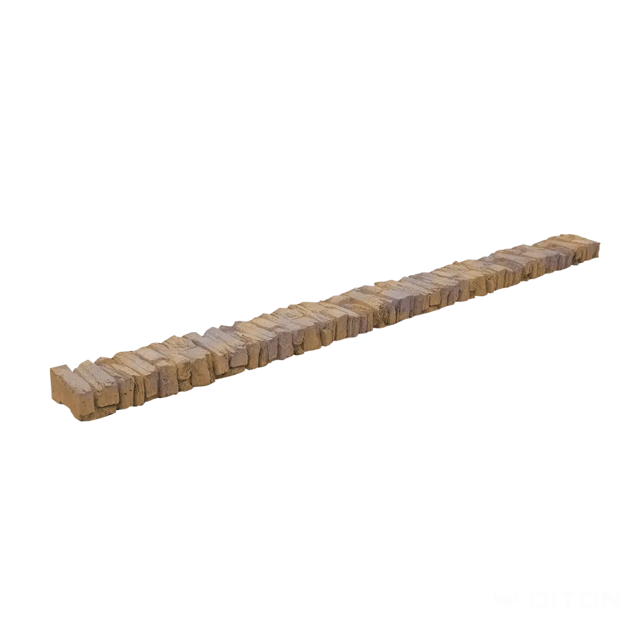 DITON Quick wall stone - stříška desková hnědý mix