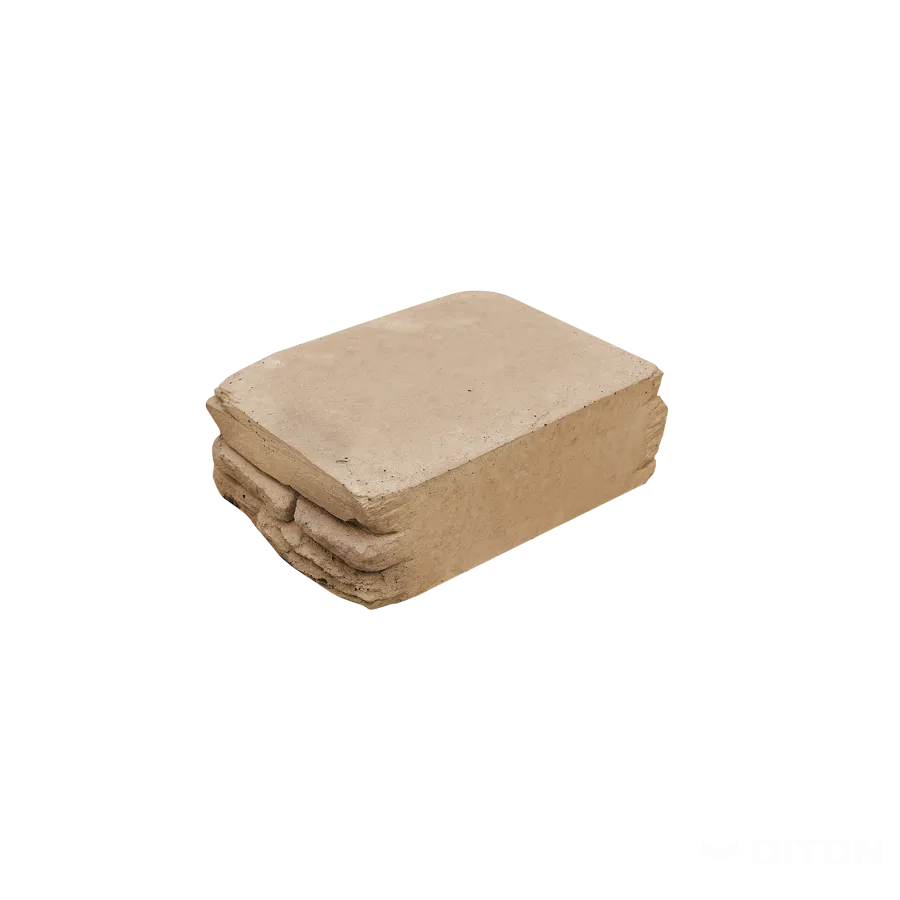 DITON Quick wall stone - sloupková stříška hnědý mix