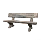 DITON Lavice typ fošna s opěradlem 200 natur patina