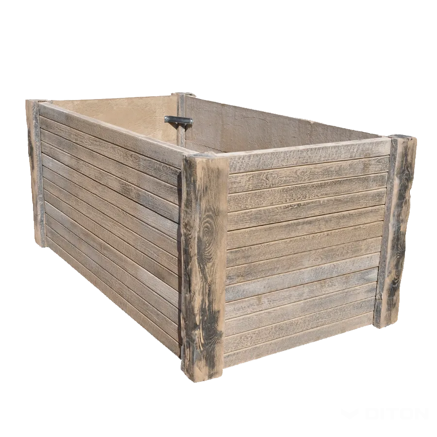 DITON Zvýšený záhon 90 natur patina