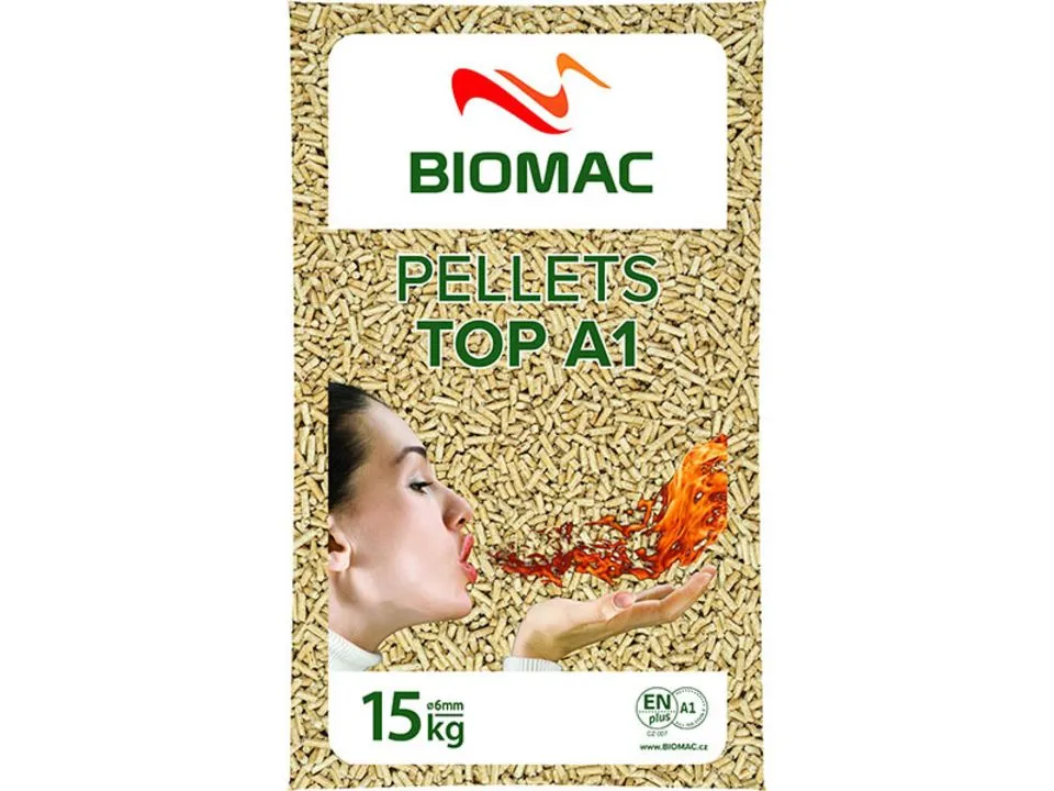 Brikety-PELETY Biomac TOP A1  15kg