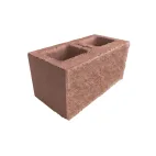 PRESBETON Tvarovka plotová Face Block HX 2/19B 390×200×190 mm štípaná hnědá (57)