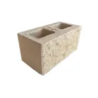 PRESBETON Tvarovka plotová Face Block HX 2/19B 390×200×190 mm štípaná okrová (57)