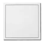 HACO Revizní dvířka kovová 300x300 s tlačným zámkem bílá