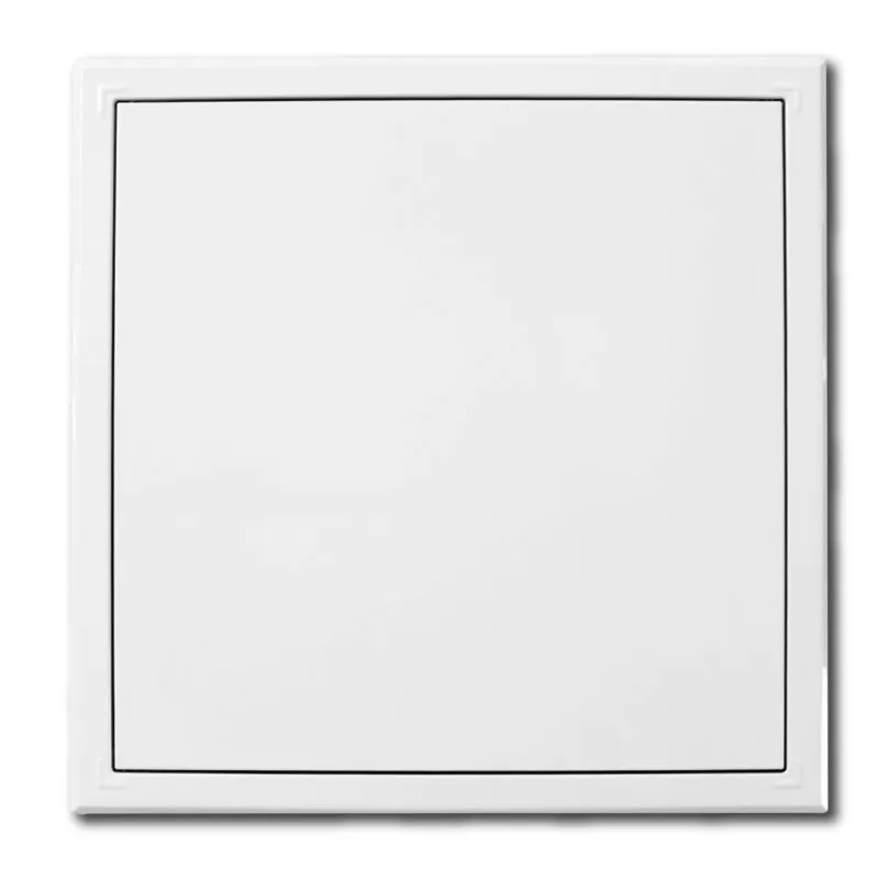 HACO Revizní dvířka kovová 150x150 s tlačným zámkem bílá