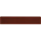 HACO Větrací mřížka dveřní 500x90 hnědá (balení 2ks)