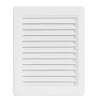 HACO Větrací mřížka s rámečkem a síťovinou 150x200 bílá