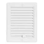 HACO Větrací mřížka s rámečkem uzavíratelná 150x200 bílá