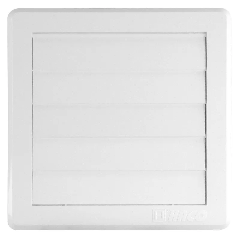 HACO Větrací mřížka gravitační 150x150 G/100 bílá