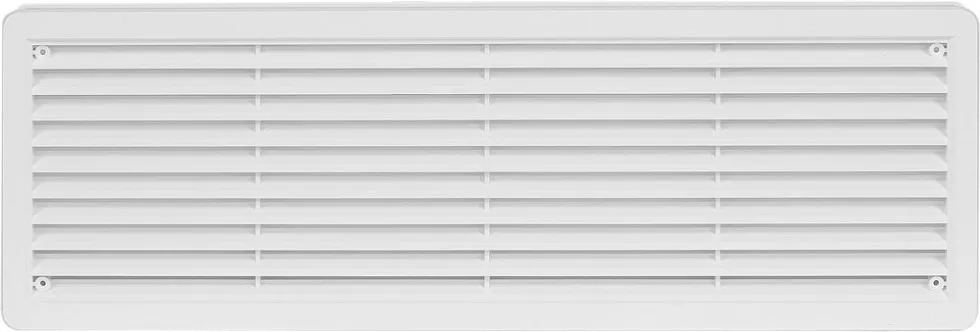 HACO Větrací mřížka dveřní 400x130 bílá (balení 2ks)