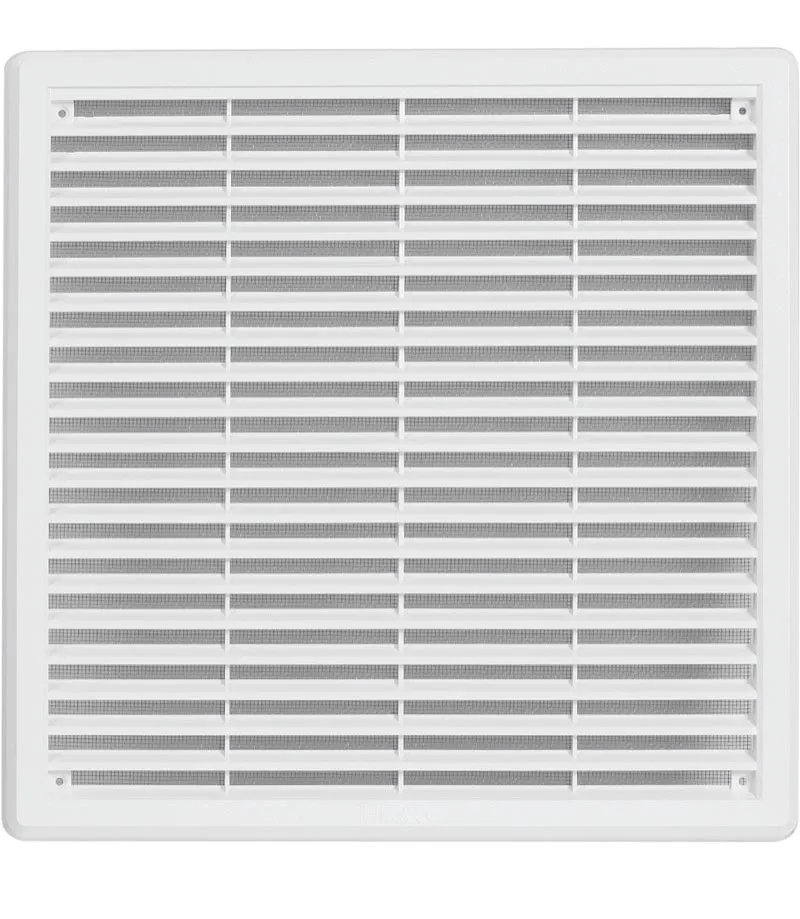 HACO Větrací mřížka se síťovinou - krytka 300x300 bílá