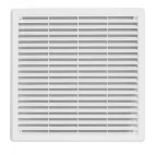 HACO Větrací mřížka se síťovinou - krytka 300x300 bílá