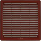 HACO Větrací mřížka se síťovinou - krytka 250x250 hnědá