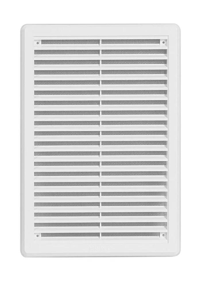 HACO Větrací mřížka se síťovinou - krytka 200x300 bílá
