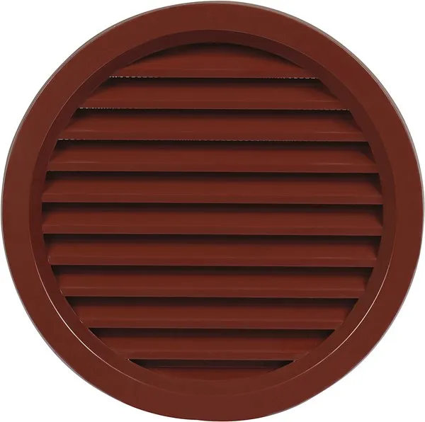 HACO Větrací mřížka kruhová se síťovinou 140 hnědá