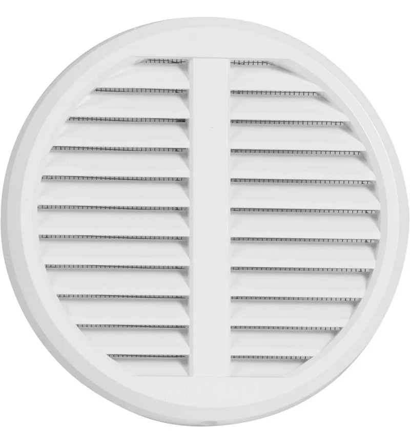 HACO Větrací mřížka se síťovinou - krytka stavitelná 75-125 bílá