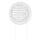 HACO Větrací mřížka kruhová uzavíratelná 110 bílá