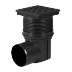 HACO Kanalizační vpusť boční KVB DN 110 černá;