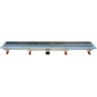 HACO Podlahový lineární žlab 650 mm square mat