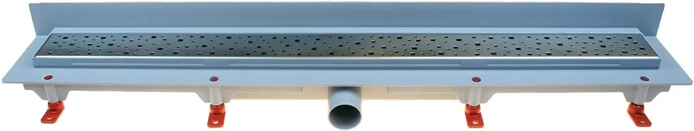 HACO Podlahový lineární žlab ke stěně 850 mm square mat