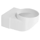 HACO Přechodový kus koleno CKZ 100/110x55