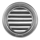 HACO Nerezová větrací mřížka kruhová se síťovinou 75