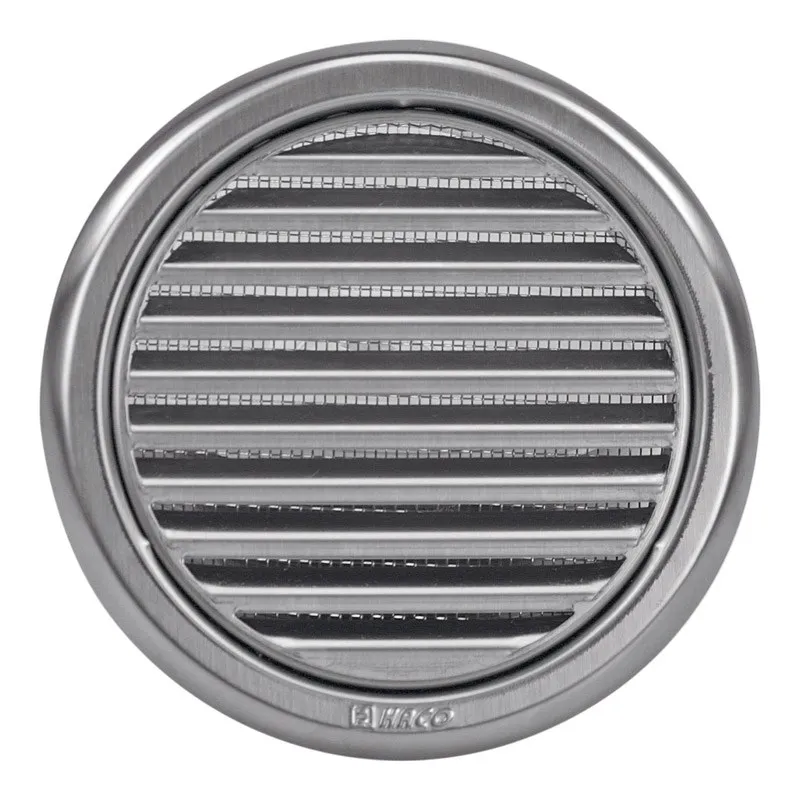 HACO Nerezová větrací mřížka kruhová se síťovinou 125