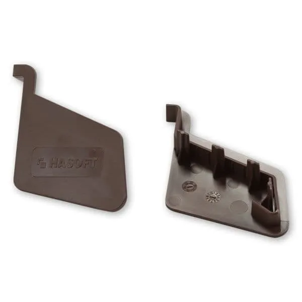 HASOFT BALKÓNOVÁ KONCOVKA sada 2 ks HNĚDÁ